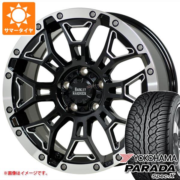 【タイヤ交換対象】RAV4 50系用 サマータイヤ ヨコハマ パラダ スペック-X PA02 235/60R18 103V バークレイハードロック エルバート 7.5-18 タイヤホイール4本セット