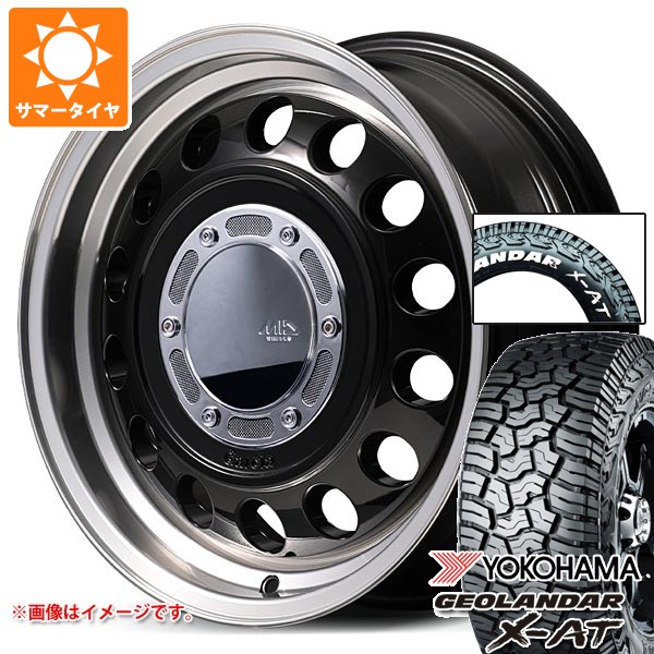 【タイヤ交換対象】スズキ ジムニーシエラ JB74W用 2026年製 サマータイヤ ヨコハマ ジオランダー X-AT G016 185/85R16 105/103N LT ホワイトレター ガルシア シスコ タイプ2 6.0-16 タイヤホイール4本セット｜タイヤマックス