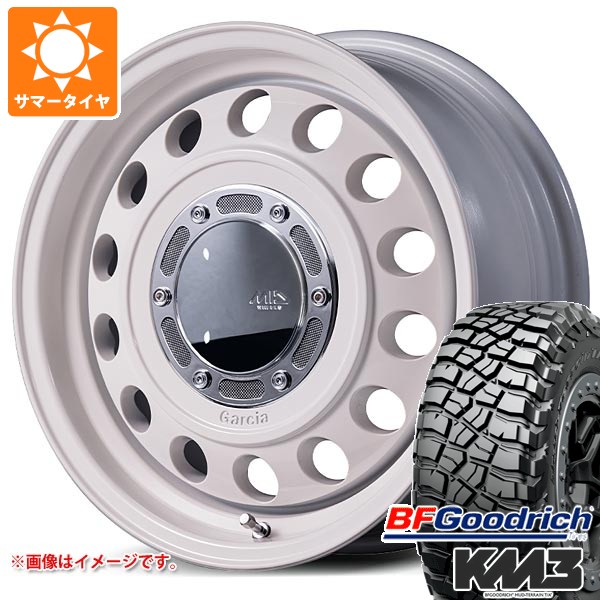 【タイヤ交換対象】5本セット スズキ ジムニー JB64W用 サマータイヤ BFグッドリッチ マッドテレーンT/A KM3 LT225/75R16 115/112Q ガルシア シスコ タイプ2 5.5-16 タイヤホイール5本セット