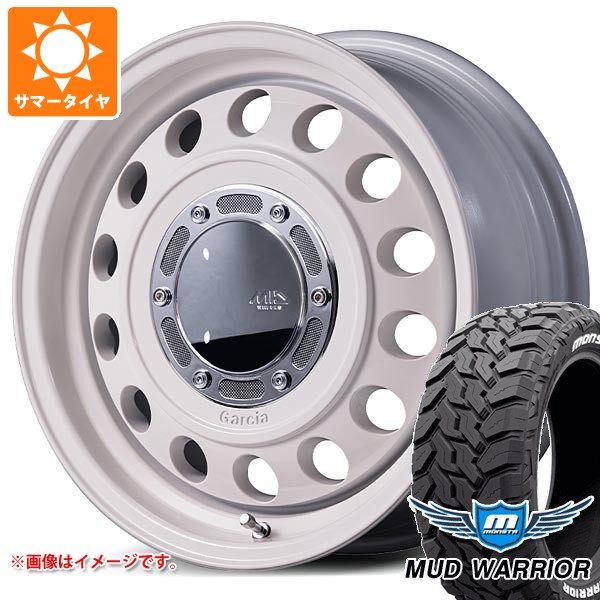 【タイヤ交換対象】5本セット スズキ ジムニー JB64W用 サマータイヤ モンスタ マッドウォーリアー LT215/70R16 107/105Q ホワイトレター ガルシア シスコ タイプ2 5.5-16 タイヤホイール5本セット