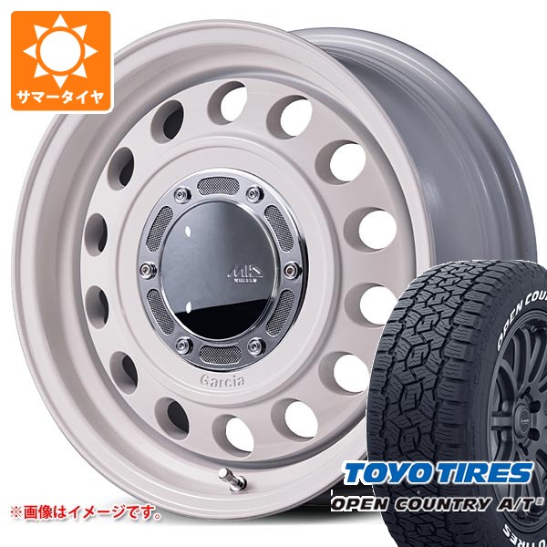 【タイヤ交換対象】スズキ ジムニー JB64W用 2026年製 サマータイヤ トーヨー オープンカントリー A/T3 215/70R16 100T ホワイトレター ガルシア シスコ タイプ2 5.5-16 タイヤホイール4本セット|タイヤマックス