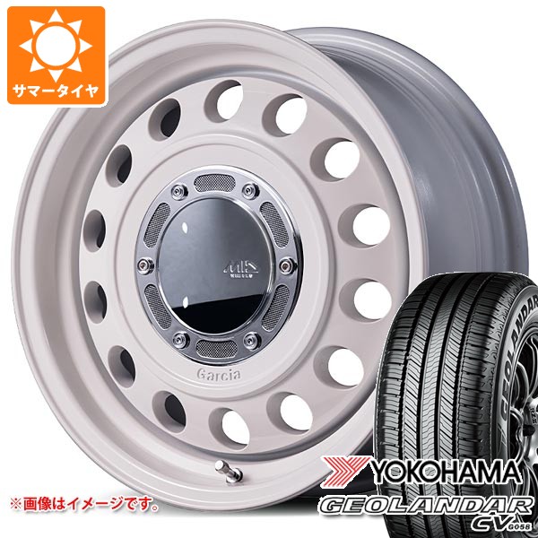 【タイヤ交換対象】スズキ ジムニーノマド JC74W用 2026年製 サマータイヤ ヨコハマ ジオランダー CV G058 225/70R16 103H ガルシア シスコ タイプ2 6.0-16 タイヤホイール4本セット