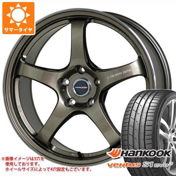 【タイヤ交換対象】サマータイヤ 265/35R18 (97Y) XL ハンコック ベンタス S1 エボ3 K127 クロススピード ハイパーエディション CR5 9.5-18 タイヤホイール4本セット｜タイヤマックス