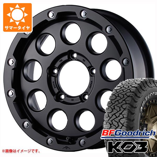 【タイヤ交換対象】5本セット ジムニーシエラ JB74W用 2026年製 サマータイヤ BFグッドリッチ オールテレーンT/A KO3 LT215/70R16 100/97S ホワイトレター ギャルソン マルビーレ マッドラン 5.5-16 タイヤホイール5本セット|タイヤマックス