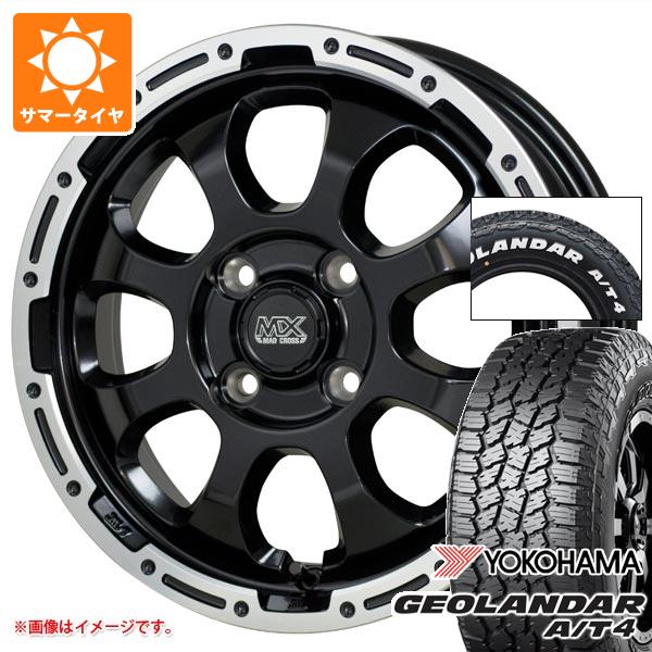 【タイヤ交換対象】トヨタ ライズ用 2026年製 サマータイヤ ヨコハマ ジオランダー A/T4 G018 215/65R16C 109/107S ホワイトレター マッドクロスグレイス 6.0-16 タイヤホイール4本セット｜タイヤマックス