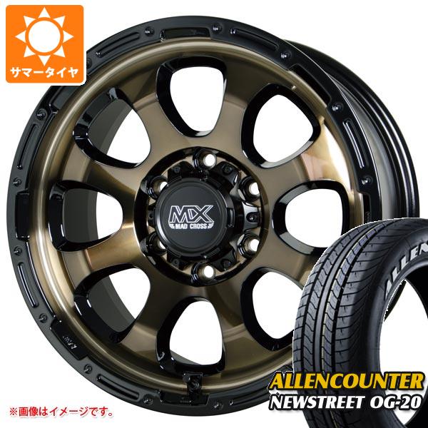 【タイヤ交換対象】ハイエース 200系用 サマータイヤ オーレンカウンター ニューストリート OG-20 215/60R17C 109/107T ホワイトレター マッドクロスグレイス 6.5-17 タイヤホイール4本セット