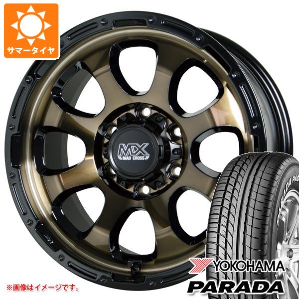 【タイヤ交換対象】ハイエース 200系用 2026年製 サマータイヤ ヨコハマ パラダ PA03 215/60R17C 109/107S ホワイトレター マッドクロスグレイス 6.5-17 タイヤホイール4本セット｜タイヤマックス