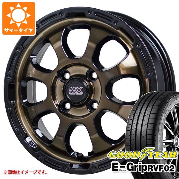 【タイヤ交換対象】サマータイヤ 165/55R15 75V グッドイヤー エフィシエントグリップ RVF02 マッドクロスグレイス 4.5-15 タイヤホイール4本セット｜タイヤマックス