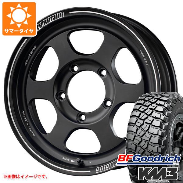 【タイヤ交換対象】スズキ ジムニーノマド JC74W用 サマータイヤ BFグッドリッチ マッドテレーンT/A KM3 LT225/75R16 115/112Q レイズ ボルクレーシング TE37XT FOR J 6.0-16 タイヤホイール4本セット