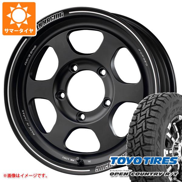 【タイヤ交換対象】ジムニー JB64W用 2026年製 サマータイヤ トーヨー オープンカントリー R/T 215/70R16 100Q ブラックレター レイズ ボルクレーシング TE37XT FOR J 5.5-16 タイヤホイール4本セット｜タイヤマックス