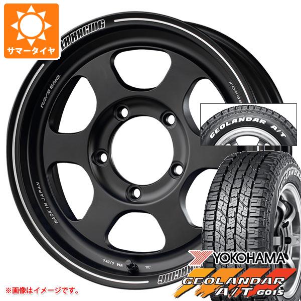 【タイヤ交換対象】スズキ ジムニーノマド JC74W用 2026年製 サマータイヤ ヨコハマ ジオランダー A/T G015 185/85R16 105/103N LT ホワイトレター レイズ ボルクレーシング TE37XT FOR J 6.0-16 タイヤホイール4本セット