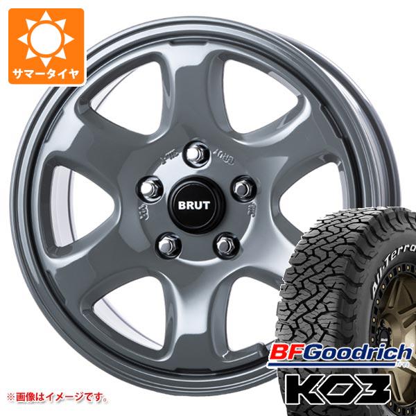 【タイヤ交換対象】5本セット ジープ ラングラー JK/JL系用 2026年製 サマータイヤ BFグッドリッチ オールテレーンT/A KO3 LT265/70R17 118/115S ホワイトレター ブルート BR-44 タイヤホイール5本セット|タイヤマックス