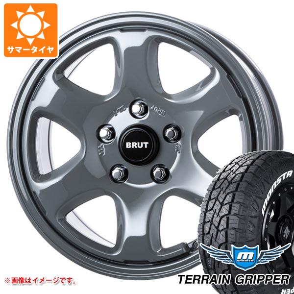 【タイヤ交換対象】ジープ ラングラー JK/JL系用 サマータイヤ モンスタ テレーングリッパー 265/70R17 115T ホワイトレター ブルート BR-44 タイヤホイール4本セット|タイヤマックス