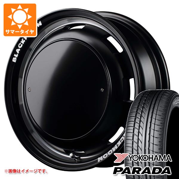 【タイヤ交換対象】スズキ キャリイ DA16T用 サマータイヤ 2026年製 ヨコハマ パラダ PA03 165/55R14C 95/93N ブラックレター ガルシア シスコ ブラックムーンエディション 4.5-14 タイヤホイール4本セット