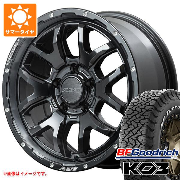 【タイヤ交換対象】デリカD5用 2026年製 サマータイヤ BFグッドリッチ オールテレーンT/A KO3 LT215/70R16 100/97S ホワイトレター レイズ デイトナ F6 ブースト 7.0-16 タイヤホイール4本セット｜タイヤマックス