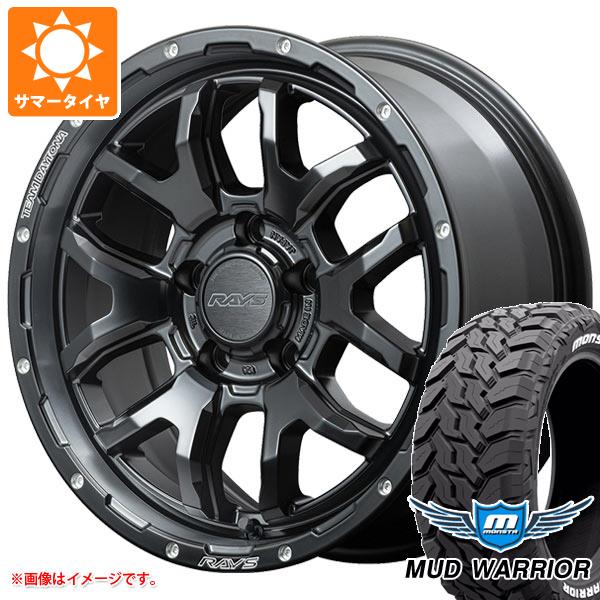 【タイヤ交換対象】CX-5 KE/KF系用 サマータイヤ モンスタ マッドウォーリアー LT235/70R16 104/101Q ホワイトレター レイズ デイトナ F6 ブースト 7.0-16 タイヤホイール4本セット
