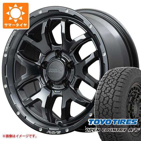 【タイヤ交換対象】ミツビシ デリカD5用 サマータイヤ トーヨー オープンカントリー A/T3 235/70R16 106T ブラックレター レイズ デイトナ F6 ブースト 7.0-16 タイヤホイール4本セット