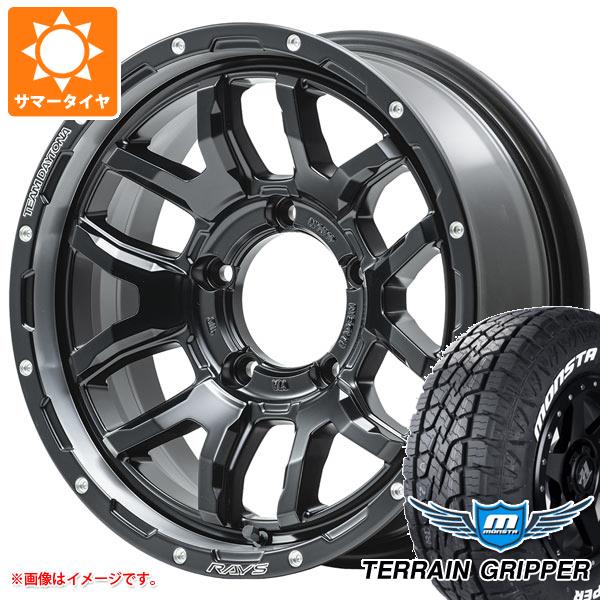 【タイヤ交換対象】ジムニー用 サマータイヤ モンスタ テレーングリッパー 175/80R16 91S ホワイトレター レイズ デイトナ F6 ブースト 5.5-16 タイヤホイール4本セット|タイヤマックス
