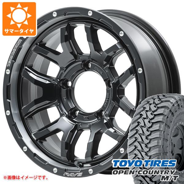【タイヤ交換対象】スズキ ジムニーノマド JC74W用 サマータイヤ トーヨー オープンカントリー M/T LT225/75R16 103/100Q ホワイトレター レイズ デイトナ F6 ブースト 6.0-16 タイヤホイール4本セット