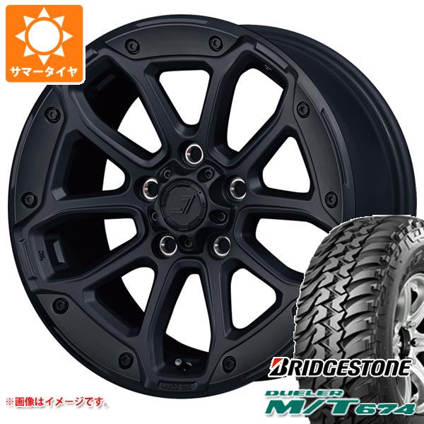 【タイヤ交換対象】RAV4 50系用 サマータイヤ ブリヂストン デューラー M/T674 LT225/75R16 110/107Q アウトラインホワイトレター ジェップセン MJCR 216 7.5-16 タイヤホイール4本セット