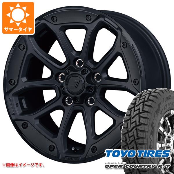 【タイヤ交換対象】ミツビシ デリカD5用 サマータイヤ トーヨー オープンカントリー R/T 235/70R16 106Q ホワイトレター ジェップセン MJCR 216 7.5-16 タイヤホイール4本セット