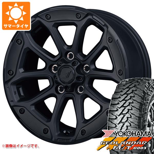 【タイヤ交換対象】5本セット ジープ ラングラー JK/JL系用 サマータイヤ ヨコハマ ジオランダー M/T G003 LT285/70R17 121/118Q ジェップセン MJCR 216 タイヤホイール5本セット