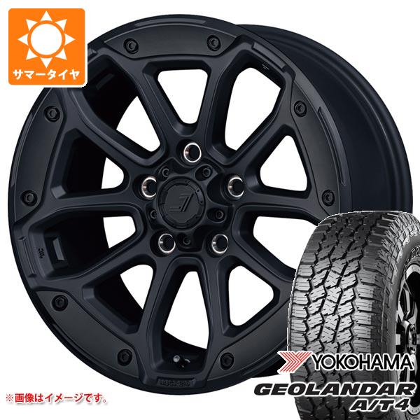 【タイヤ交換対象】ジープ ラングラー JK/JL系用 サマータイヤ ヨコハマ ジオランダー A/T4 G018 LT295/70R17 121/118S ブラックレター ジェップセン MJCR 216 タイヤホイール4本セット｜タイヤマックス