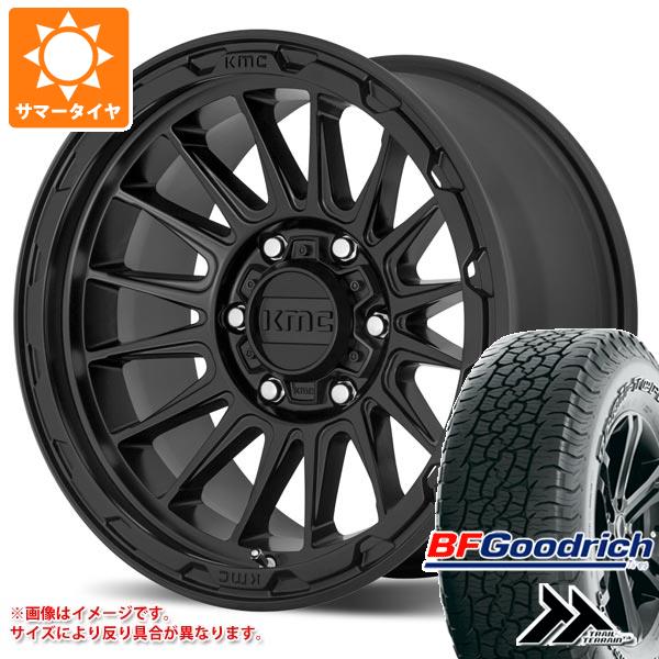 【タイヤ交換対象】サマータイヤ 265/65R17 112T BFグッドリッチ トレールテレーンT/A アウトラインホワイトレター KMC KM542 インパクト 8.0-17 タイヤホイール4本セット