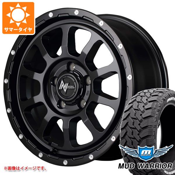 【タイヤ交換対象】サマータイヤ 215/70R16 107/105Q モンスタ マッドウォーリアー ホワイトレター ナイトロパワー M10 パーシング 7.0-16 タイヤホイール4本セット