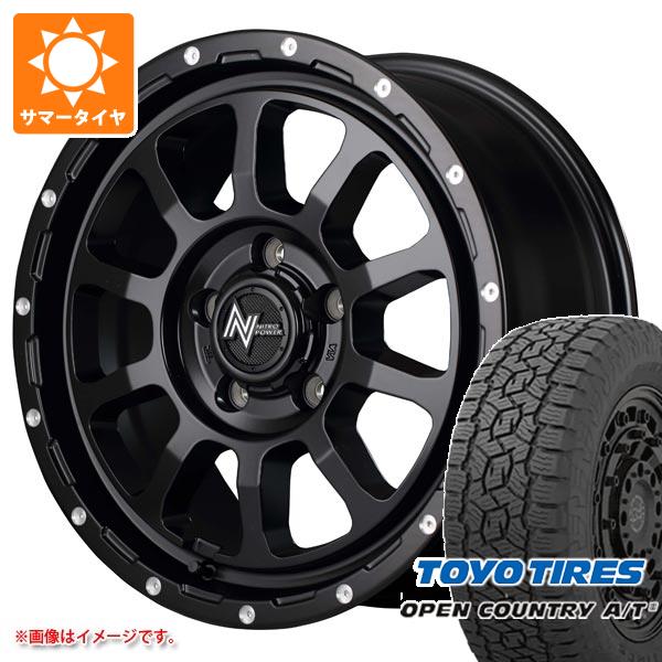 【タイヤ交換対象】サマータイヤ 215/70R16 100T トーヨー オープンカントリー A/T3 ブラックレター ナイトロパワー M10 パーシング 7.0-16 タイヤホイール4本セット|タイヤマックス