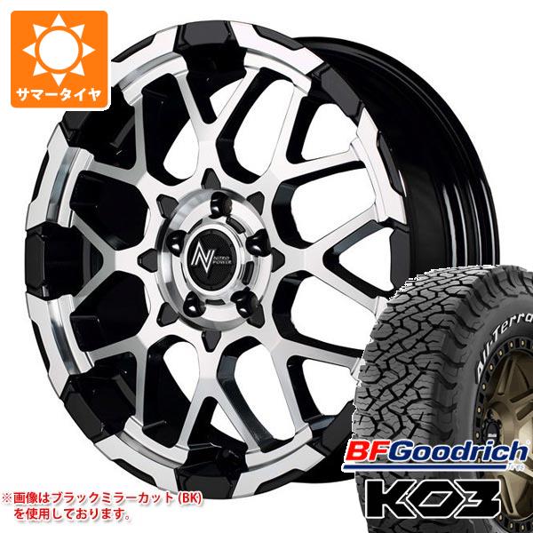 【タイヤ交換対象】エクリプスクロス GK系用 2026年製 サマータイヤ BFグッドリッチ オールテレーンT/A KO3 LT235/70R16 110/107S ホワイトレター ナイトロパワー M28 バレット 7.0-16 タイヤホイール4本セット｜タイヤマックス