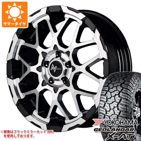 【タイヤ交換対象】アウトランダー GF/GG系用 2026年製 サマータイヤ ヨコハマ ジオランダー X-AT G016 LT215/70R16 100/97Q ブラックレター ナイトロパワー M28 バレット 7.0-16 タイヤホイール4本セット|タイヤマックス