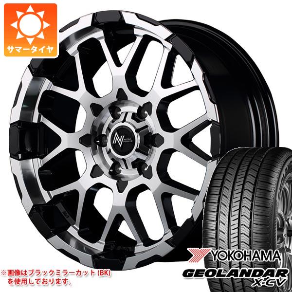 【タイヤ交換対象】ランドクルーザー プラド 150系用 サマータイヤ ヨコハマ ジオランダー X-CV G057 265/50R20 111W XL ナイトロパワー M28 バレット 8.5-20 タイヤホイール4本セット
