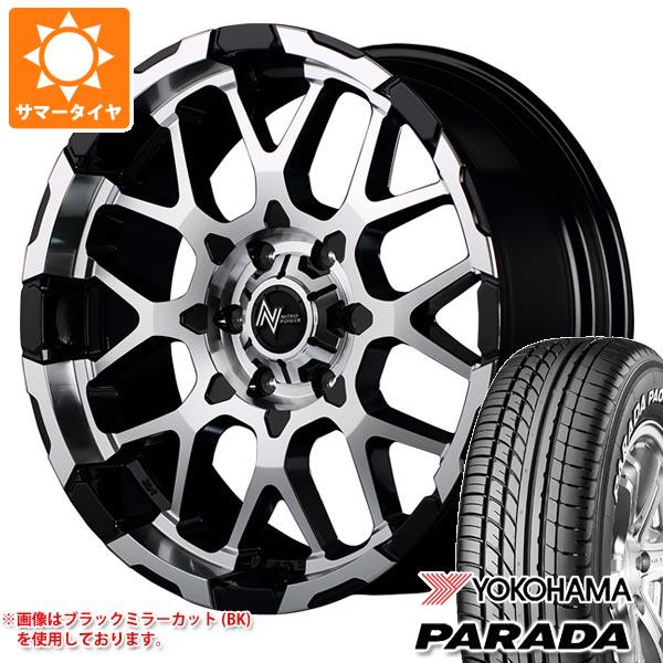 【タイヤ交換対象】NV350キャラバン E26用 2026年製 サマータイヤ ヨコハマ パラダ PA03 215/60R17C 109/107S ホワイトレター ナイトロパワー M28 バレット 6.5-17 タイヤホイール4本セット|タイヤマックス