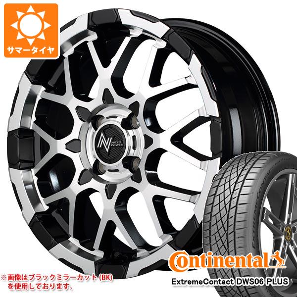 【タイヤ交換対象】サマータイヤ 205/45R16 83W コンチネンタル エクストリームコンタクト DWS06 プラス ナイトロパワー M28 バレット 6.0-16 タイヤホイール4本セット