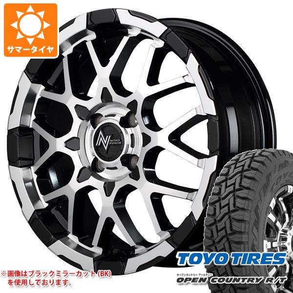 【タイヤ交換対象】アトレーワゴン S300系用 サマータイヤ トーヨー オープンカントリー R/T 165/60R15 77Q ホワイトレター ナイトロパワー M28 バレット 5.0-15 タイヤホイール4本セット|タイヤマックス