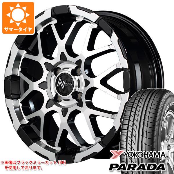 【タイヤ交換対象】ライズ用 2026年製 サマータイヤ ヨコハマ パラダ PA03 215/65R16C 109/107S ホワイトレター ナイトロパワー M28 バレット 6.0-16 タイヤホイール4本セット｜タイヤマックス