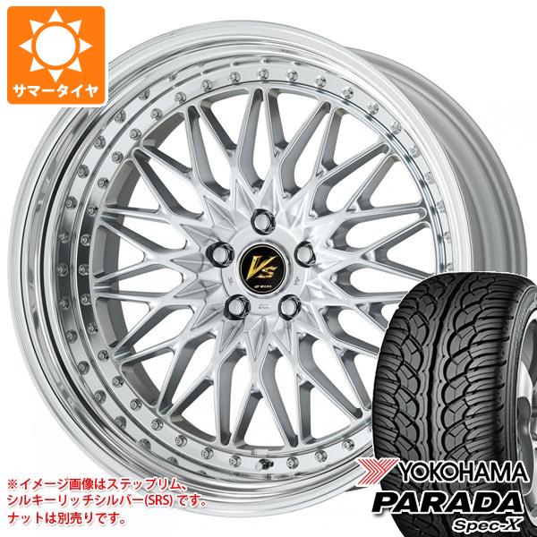 【タイヤ交換対象】サマータイヤ 235/35R20 92W XL ヨコハマ パラダ スペック-X PA02 ワーク VS XV 8.0-20 タイヤホイール4本セット｜タイヤマックス