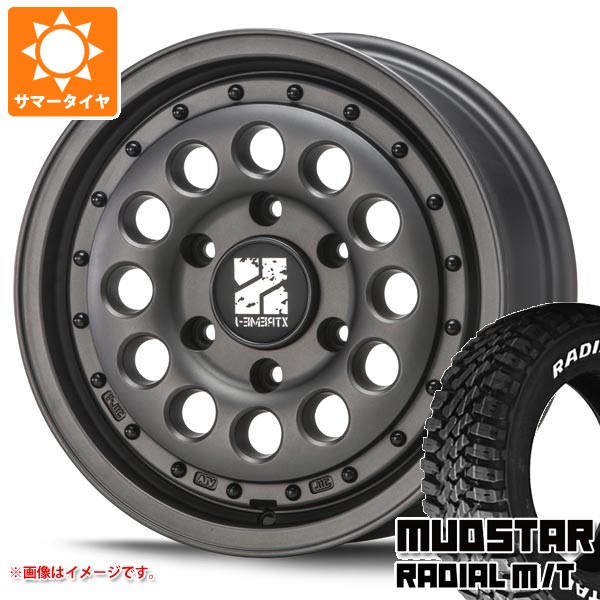 トヨタ ハイエース 200系用 サマータイヤ マッドスター ラジアル M/T 215/65R16C 109/107R ホワイトレター MLJ エクストリームJ ラギッド 6.5-16 タイヤホイール4本セット｜タイヤマックス