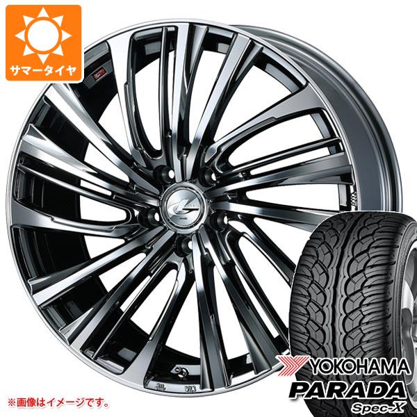 【タイヤ交換対象】サマータイヤ 235/55R20 102V ヨコハマ パラダ スペック-X PA02 レオニス FS 8.5-20 タイヤホイール4本セット
