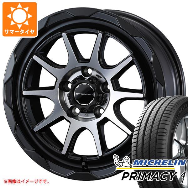 【タイヤ交換対象】デリカD:5用 サマータイヤ ミシュラン プライマシー4 225/65R17 102H マッドヴァンス06 7.0-17 タイヤホイール4本セット|タイヤマックス