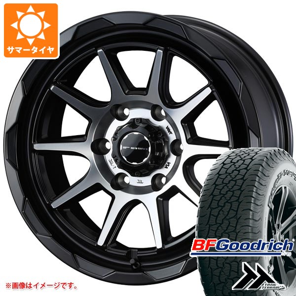 【タイヤ交換対象】トヨタ ランドクルーザー250用 サマータイヤ BFグッドリッチ トレールテレーンT/A 265/65R18 114T アウトラインホワイトレター マッドヴァンス06 8.5-18 タイヤホイール4本セット|タイヤマックス