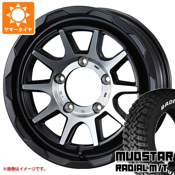 【タイヤ交換対象】スズキ ジムニーノマド JC74W用 サマータイヤ マッドスター ラジアル M/T 195/80R15 107/105N LT ホワイトレター マッドヴァンス06 6.0-15 タイヤホイール4本セット