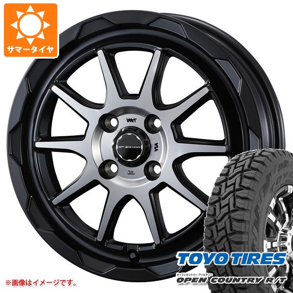 【タイヤ交換対象】エブリイバン DA17V用 サマータイヤ トーヨー オープンカントリー R/T 165/60R15 77Q ホワイトレター マッドヴァンス06 4.5-15 タイヤホイール4本セット|タイヤマックス