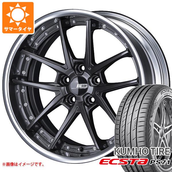 【タイヤ交換対象】サマータイヤ 235/40R18 95Y XL クムホ エクスタ PS71 SSR ライナー タイプ10R 8.0-18 タイヤホイール4本セット