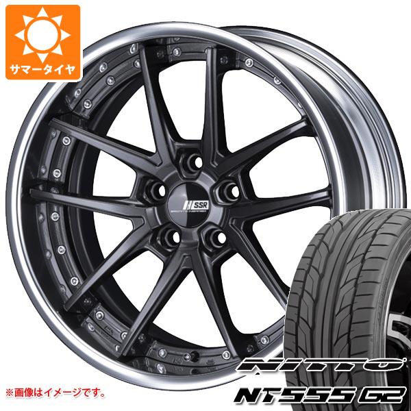 【タイヤ交換対象】サマータイヤ 245/45R19 102Y XL ニットー NT555 G2 SSR ライナー タイプ10R 8.5-19 タイヤホイール4本セット
