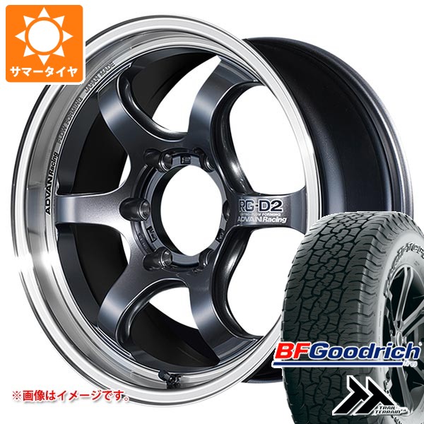 【タイヤ交換対象】ミツビシ トライトン LC2T用 サマータイヤ BFグッドリッチ トレールテレーンT/A 265/65R17 112T アウトラインホワイトレター アドバンレーシング RG-D2 for Pickup 8.0-17 タイヤホイール4本セット|タイヤマックス