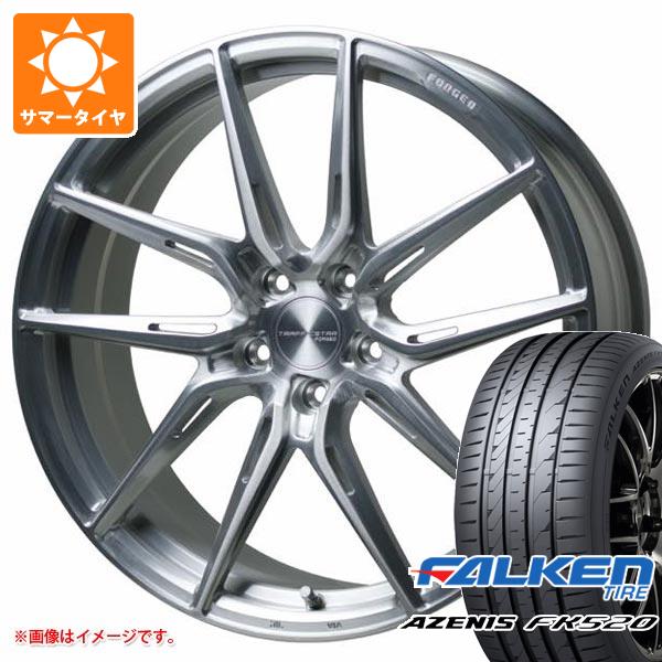【タイヤ交換対象】サマータイヤ 235/35R20 92Y XL ファルケン アゼニス FK520L トラフィックスター フォージド TSF-02 8.5-20 タイヤホイール4本セット