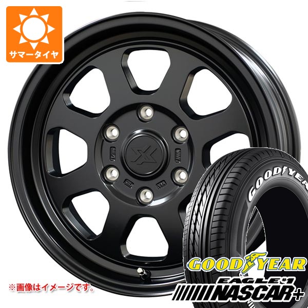 【タイヤ交換対象】トヨタ ハイエース 200系用 2026年製 サマータイヤ グッドイヤー イーグル #1 ナスカープラス 215/60R17C 109/107R ホワイトレター コスミック クロスブラッド XB02 6.5-17 タイヤホイール4本セット