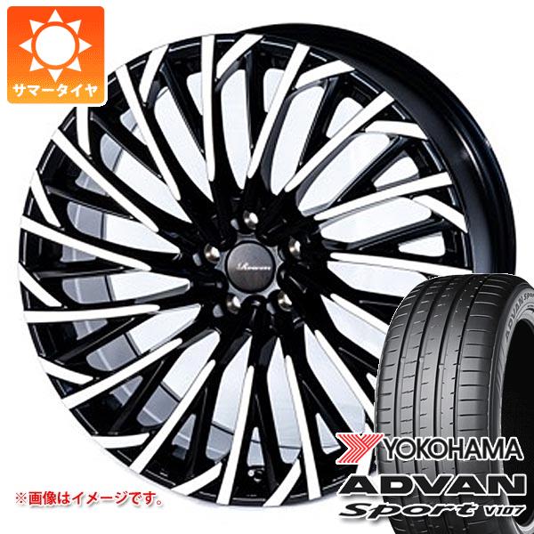 【タイヤ交換対象】トヨタ 40系アルファード用 サマータイヤ ヨコハマ アドバンスポーツV107 245/45R20 103W XL ★ BMW承認 V107E ローウェン フレーム イグニート 8.5-20 タイヤホイール4本セット｜タイヤマックス